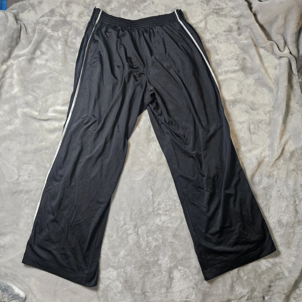 Nike Men’s Black Track Pants XL Snap Button Athletic Pants